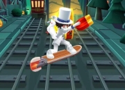 地铁跑酷小游戏视频地铁跑酷极速狂飙挑战高分一命通关实录