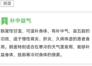 鹅蛋食疗妙用：揭秘乳腺增生-脑梗等十种疾病调理